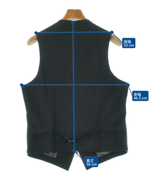 GIORGIO ARMANI（ジョルジオアルマーニ）ジャケット 黒 サイズ:48(L位) メンズ/2200665711022