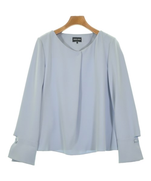 GIORGIO ARMANI(ジョルジオアルマーニ)ブラウス 青 サイズ:42(M位)/2200663400119