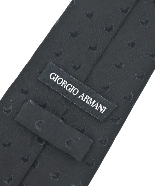 GIORGIO ARMANI（ジョルジオアルマーニ）ネクタイ 黒 サイズ:- メンズ/2200666470386
