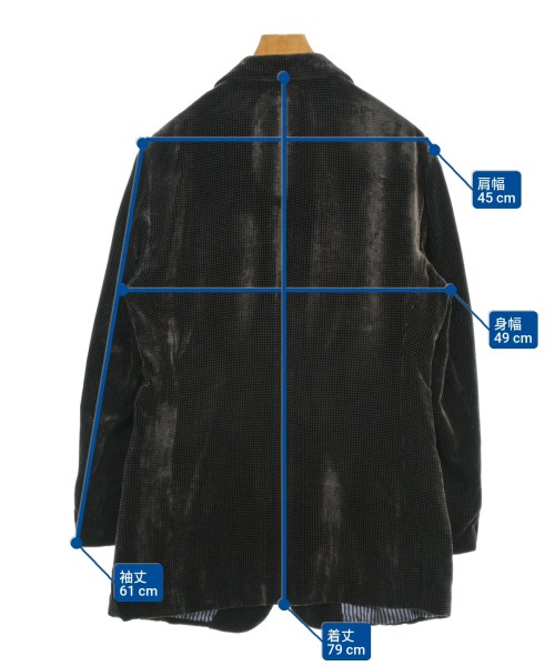 GIORGIO ARMANI（ジョルジオアルマーニ）テーラードジャケット 茶 サイズ:-(L位) メンズ/2200668953023