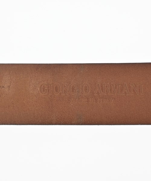 GIORGIO ARMANI（ジョルジオアルマーニ）ベルト 茶 サイズ:48 メンズ/2200669531398