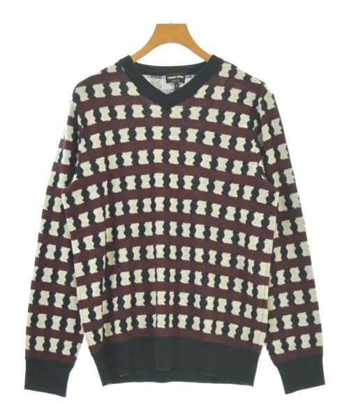 GIORGIO ARMANI(ジョルジオアルマーニ)ニット・セーター グレー サイズ:50(XL位)/2200671211042