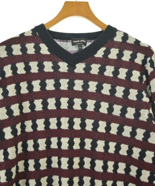 GIORGIO ARMANI（ジョルジオアルマーニ）ニット・セーター グレー サイズ:50(XL位) メンズ/2200671211042