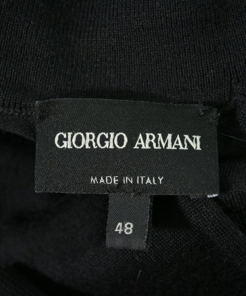 GIORGIO ARMANI（ジョルジオアルマーニ）ニット・セーター 黒 サイズ:48(L位) メンズ/2200733335044