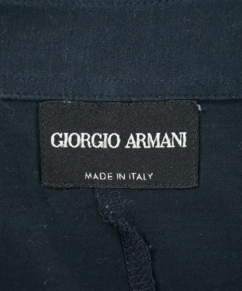 GIORGIO ARMANI（ジョルジオアルマーニ）カジュアルシャツ 紺 サイズ:42(XXL位) メンズ/2200733335075