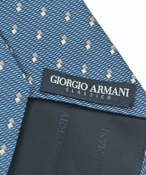 GIORGIO ARMANI（ジョルジオアルマーニ）ネクタイ 青 サイズ:- メンズ/2200733720024