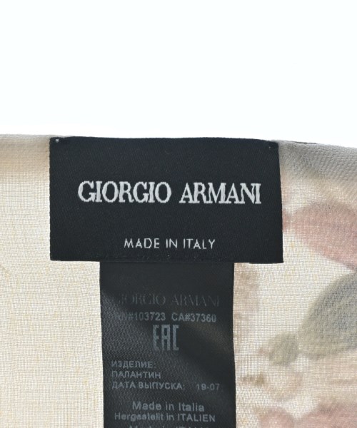 GIORGIO ARMANI（ジョルジオアルマーニ）ストール ベージュ サイズ:- レディース/2200721847030