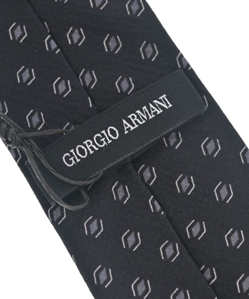 GIORGIO ARMANI（ジョルジオアルマーニ）ネクタイ 黒 サイズ:- メンズ/2200713344233