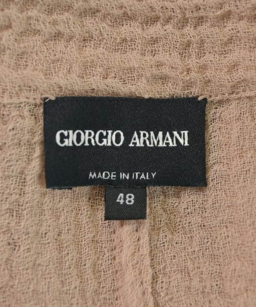 GIORGIO ARMANI（ジョルジオアルマーニ）カジュアルジャケット ピンク サイズ:48(L位) メンズ/2200722103098