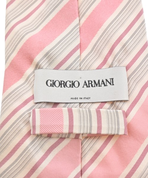 GIORGIO ARMANI（ジョルジオアルマーニ）ネクタイ ピンク サイズ:- メンズ/2200724026111