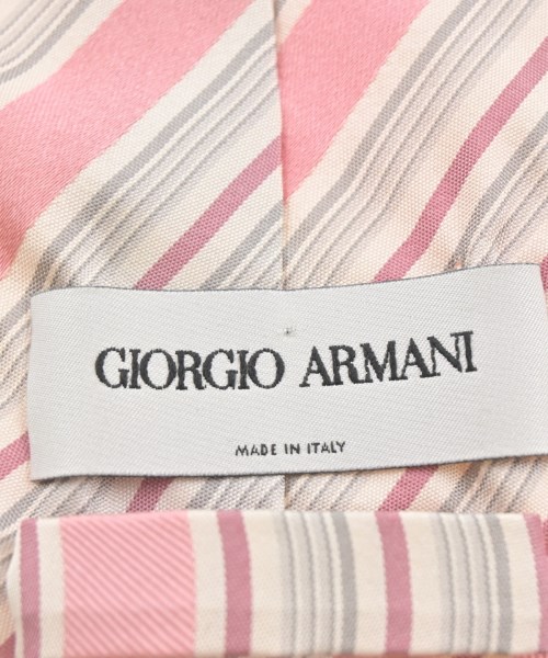 GIORGIO ARMANI（ジョルジオアルマーニ）ネクタイ ピンク サイズ:- メンズ/2200724026111