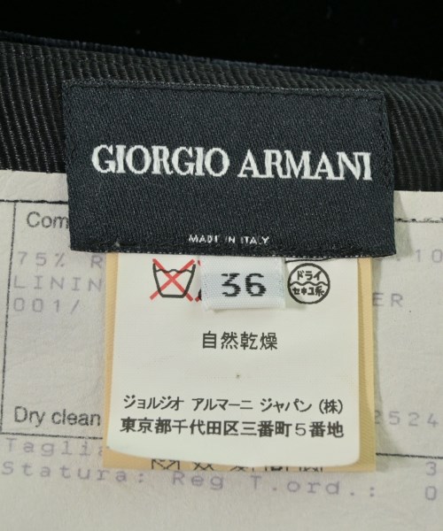 GIORGIO ARMANI（ジョルジオアルマーニ）ひざ丈スカート 黒 サイズ:36(XS位) レディース/2200719812163