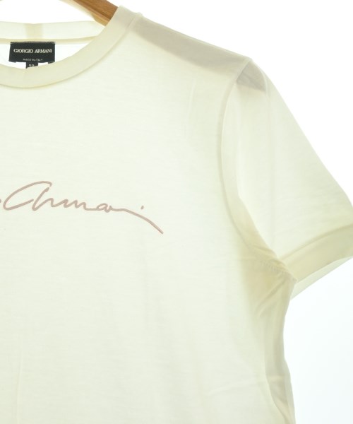 GIORGIO ARMANI（ジョルジオアルマーニ）Tシャツ・カットソー 白 サイズ:50(XL位) メンズ/2200720554045
