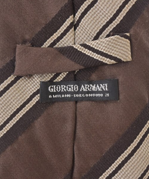 GIORGIO ARMANI（ジョルジオアルマーニ）ネクタイ 茶 サイズ:- メンズ/2200725581046