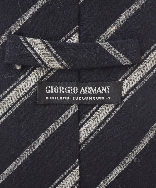 GIORGIO ARMANI（ジョルジオアルマーニ）ネクタイ 黒 サイズ:- メンズ/2200725581053