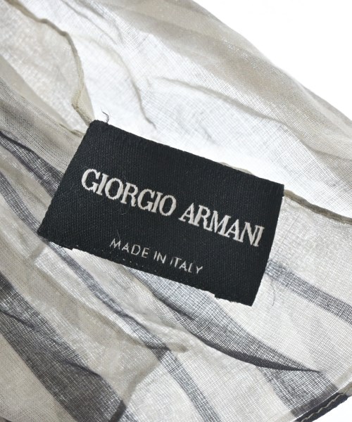 GIORGIO ARMANI（ジョルジオアルマーニ）ストール グレー サイズ:- メンズ/2200728429123