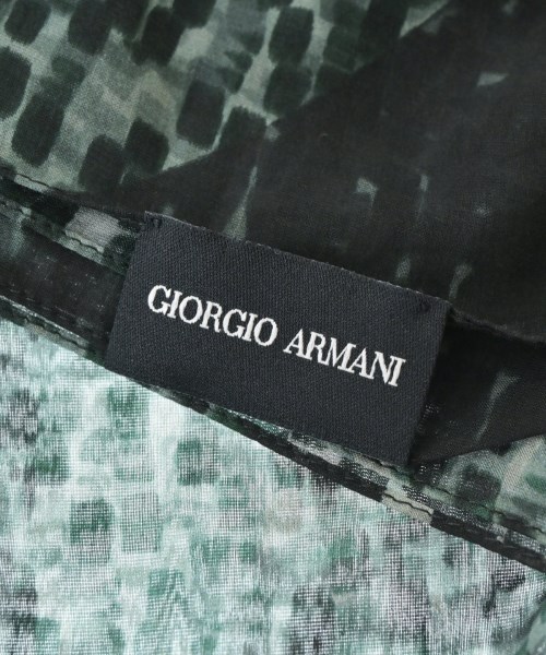 GIORGIO ARMANI（ジョルジオアルマーニ）ストール 黒 サイズ:- メンズ/2200728429130