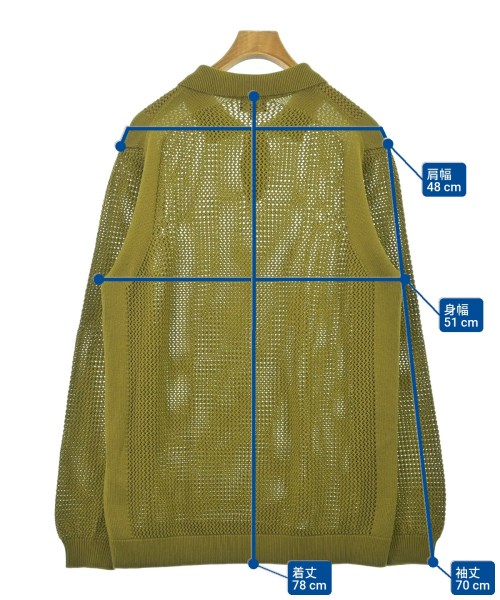 GIORGIO ARMANI（ジョルジオアルマーニ）ニット・セーター カーキ サイズ:56(XXL位) メンズ/2200683487039
