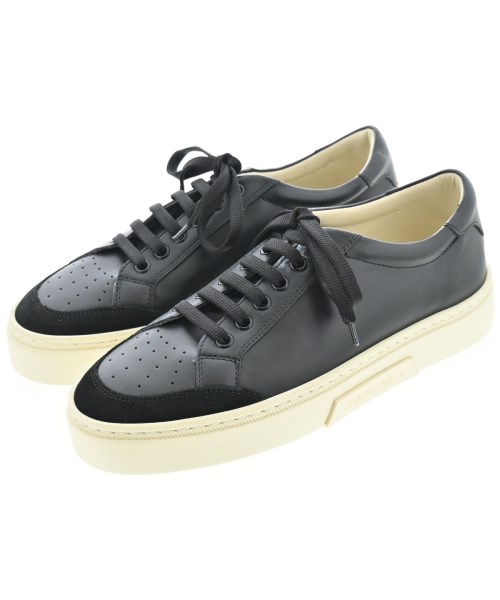 GIORGIO ARMANI(ジョルジオアルマーニ)スニーカー 黒 サイズ:6(25cm位)/2200684714028