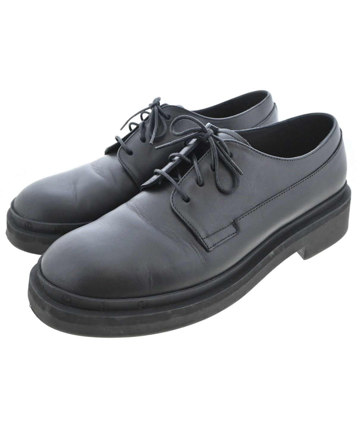 『ARMANI / アルマーニ』 革靴 ドレス ビジネス シューズ 26.5㎝ GIORGIO ARMANI（ジョルジオアルマーニ）ビジネス・ドレスシューズ 黒