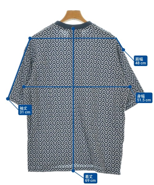 GIORGIO ARMANI（ジョルジオアルマーニ）Tシャツ・カットソー 紺 サイズ:M メンズ/2200686921011