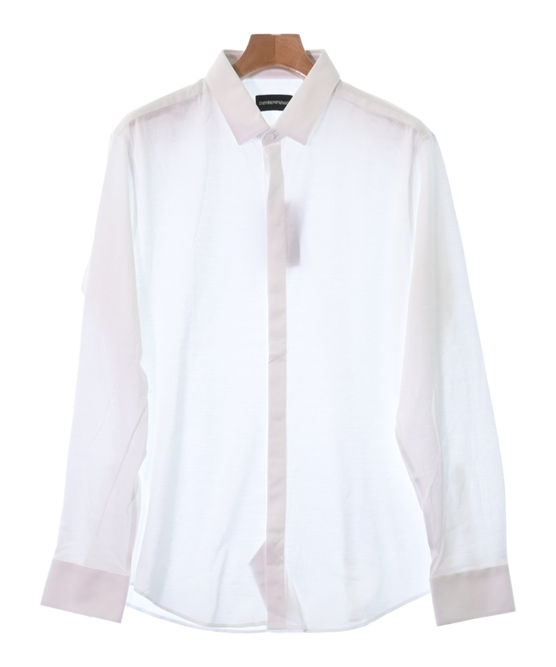 EMPORIO ARMANI（エンポリオアルマーニ）ドレスシャツ 白 サイズ:42(XL 