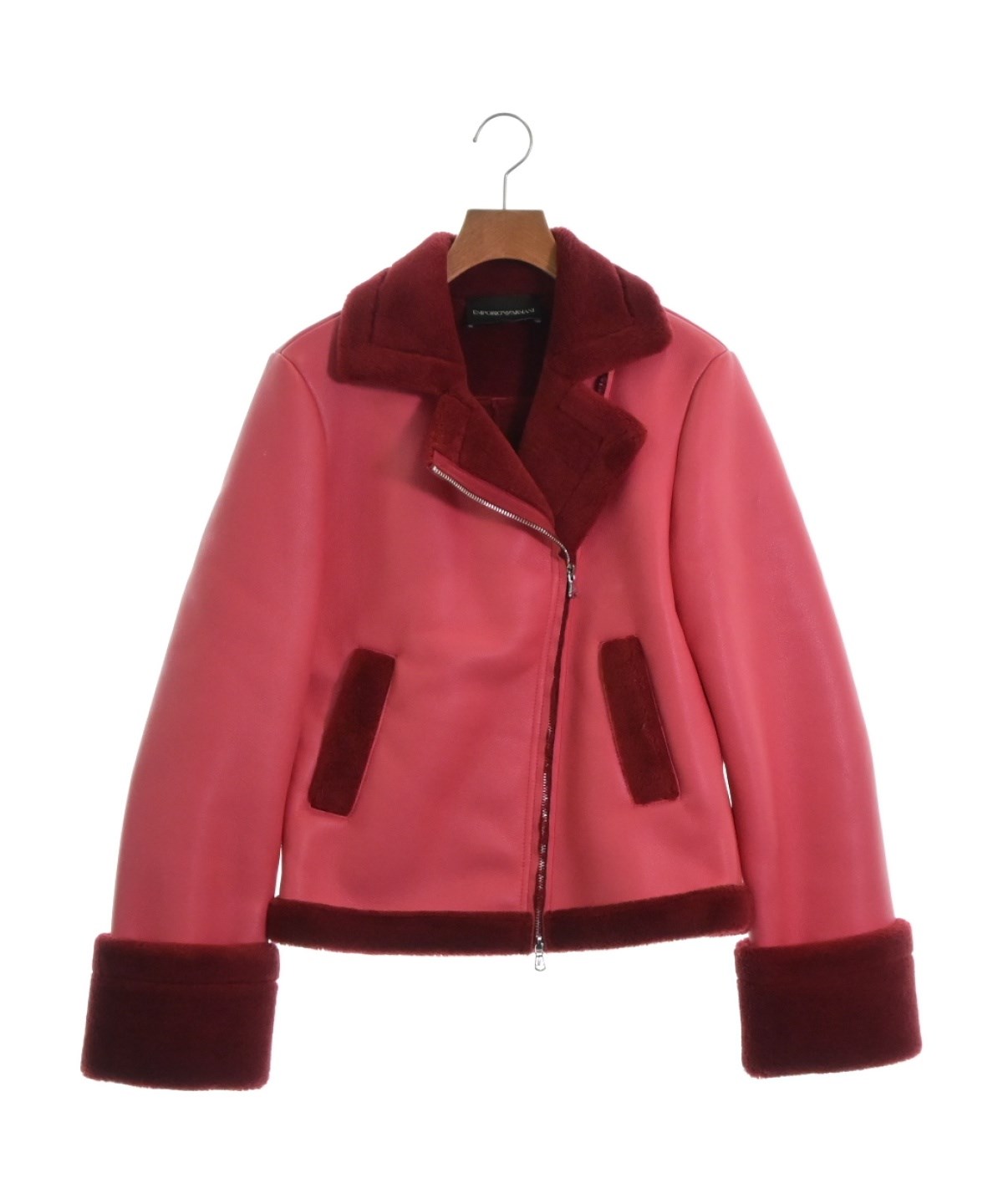 美品 EMPORIO ARMANI テーラードジャケット ピンク 19AW 38 | schatze.mk