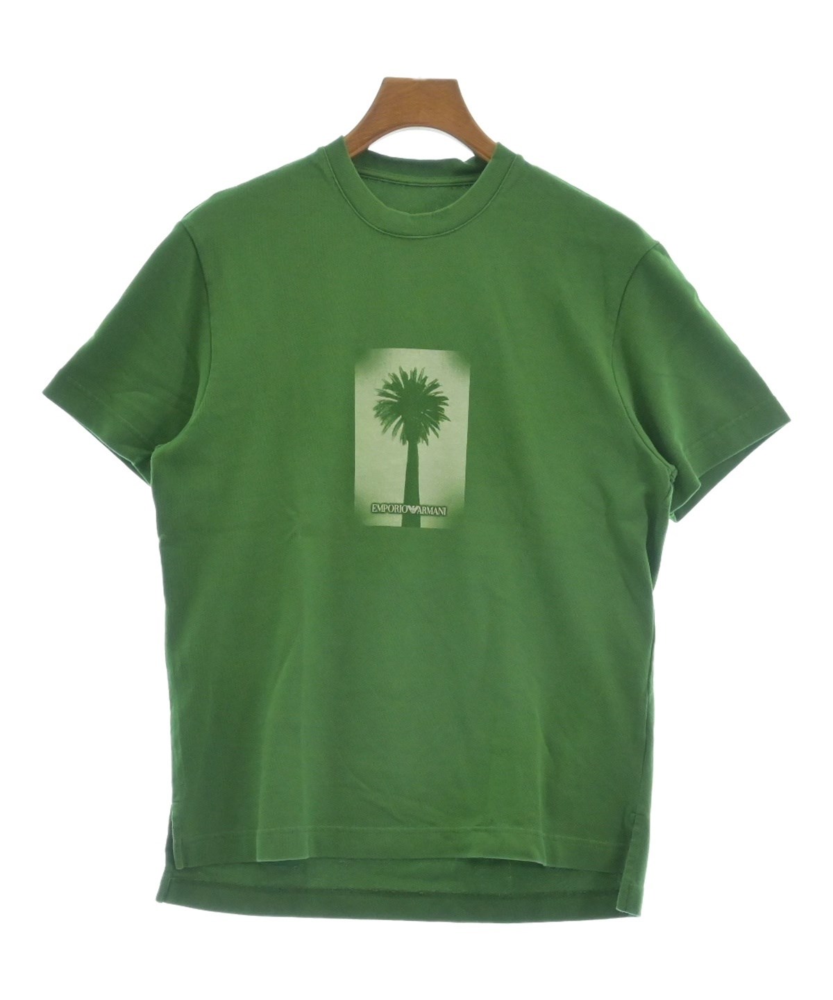 EMPORIO ARMANI Tシャツ・カットソー 緑 4105124G0075 EMPORIO ARMANI(エンポリオアルマーニ)Tシャツ・カットソー 緑
