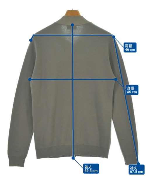 EMPORIO ARMANI（エンポリオアルマーニ）ニット・セーター グレー サイズ:S メンズ/2200634692031