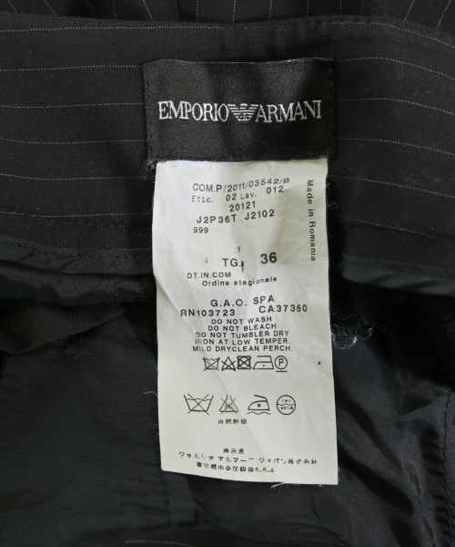 EMPORIO ARMANI（エンポリオアルマーニ）スラックス 黒 サイズ:36(XS位) レディース/2200635768018