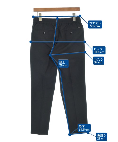 EMPORIO ARMANI（エンポリオアルマーニ）スラックス 黒 サイズ:44(S位) メンズ/2200622379036