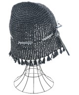 EMPORIO ARMANI（エンポリオアルマーニ）ストローハット 黒 サイズ:- レディース/2200636620056