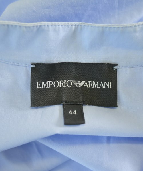 EMPORIO ARMANI（エンポリオアルマーニ）シャツワンピース 青 サイズ:44(L位) レディース/2200639015019