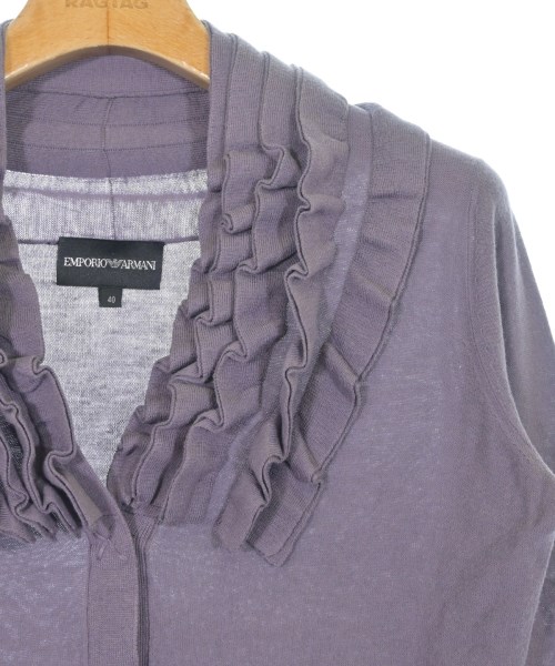 EMPORIO ARMANI（エンポリオアルマーニ）カーディガン 紫 サイズ:40(M位) レディース/2200639379036
