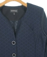 EMPORIO ARMANI（エンポリオアルマーニ）ノーカラージャケット 紺 サイズ:40(M位) レディース/2200639379067