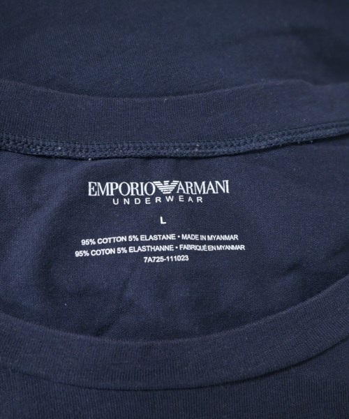 EMPORIO ARMANI（エンポリオアルマーニ）Tシャツ・カットソー 紺 サイズ:L レディース/2200621140286