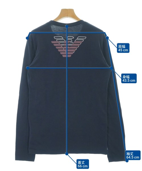 EMPORIO ARMANI（エンポリオアルマーニ）Tシャツ・カットソー 紺 サイズ:L レディース/2200621140286