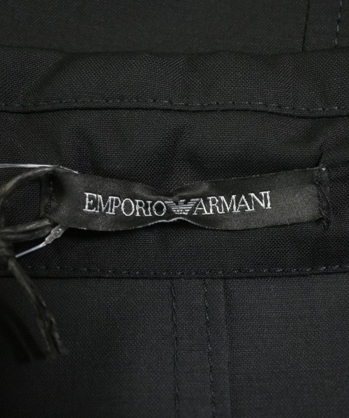 EMPORIO ARMANI（エンポリオアルマーニ）ステンカラーコート 黒 サイズ:48(L位) メンズ/2200637075022