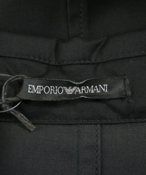 EMPORIO ARMANI（エンポリオアルマーニ）ステンカラーコート 黒 サイズ:50(XL位) メンズ/2200637075039