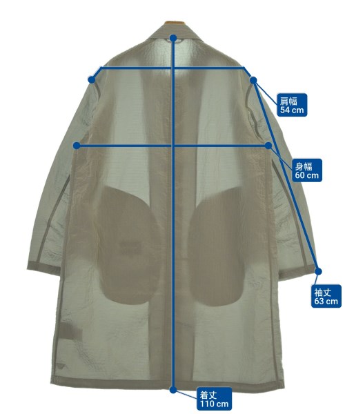 EMPORIO ARMANI（エンポリオアルマーニ）ステンカラーコート グレー サイズ:50(XL位) メンズ/2200637075053