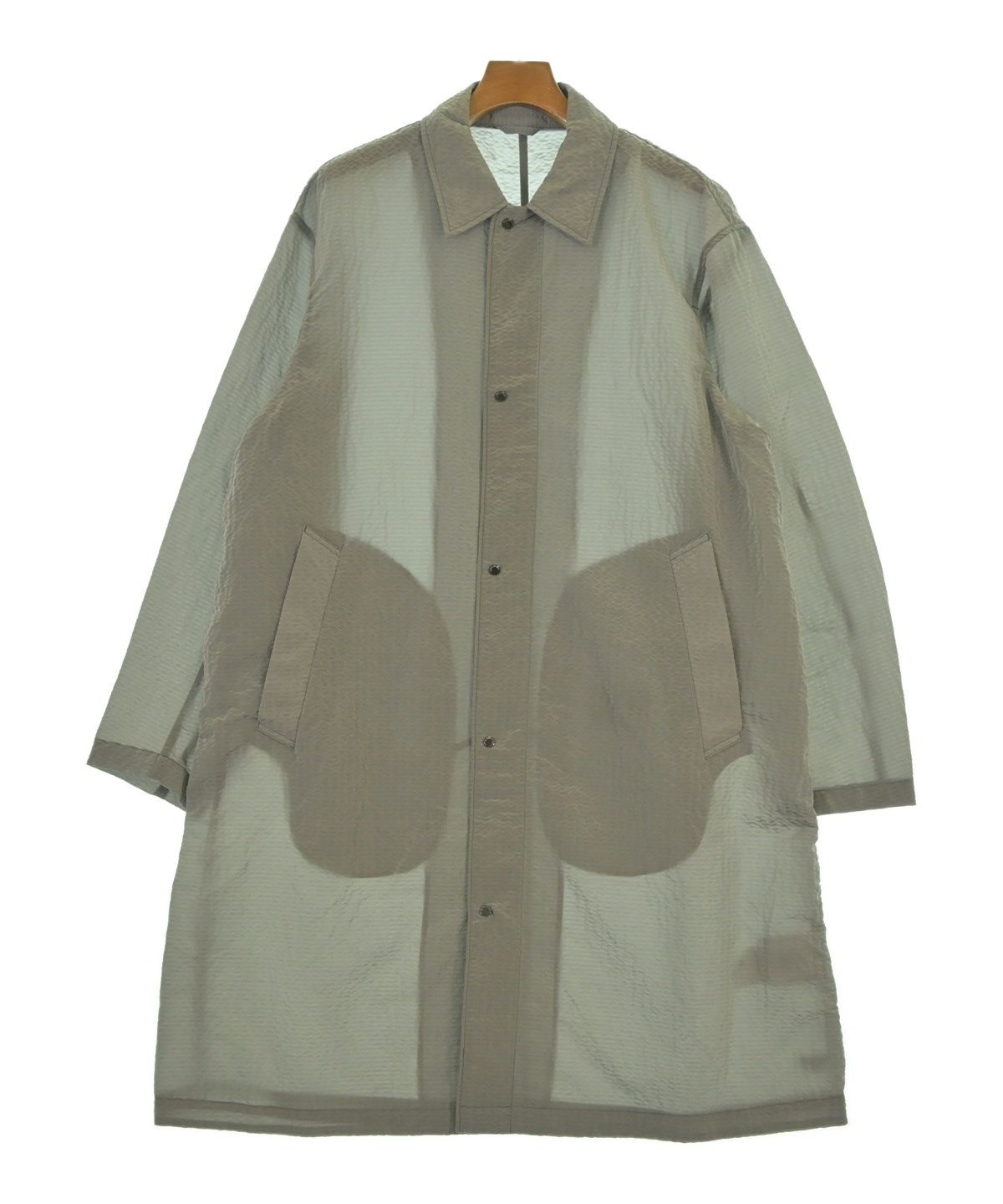 90's EMPORIO ARMANI ステンカラーコート EMPORIO ARMANI（エンポリオアルマーニ）ステンカラーコート 黒 サイズ