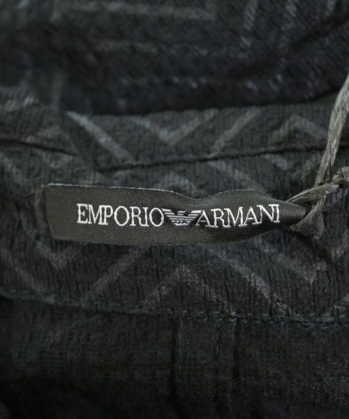 EMPORIO ARMANI（エンポリオアルマーニ）ステンカラーコート 黒 サイズ:46(M位) メンズ/2200637075107