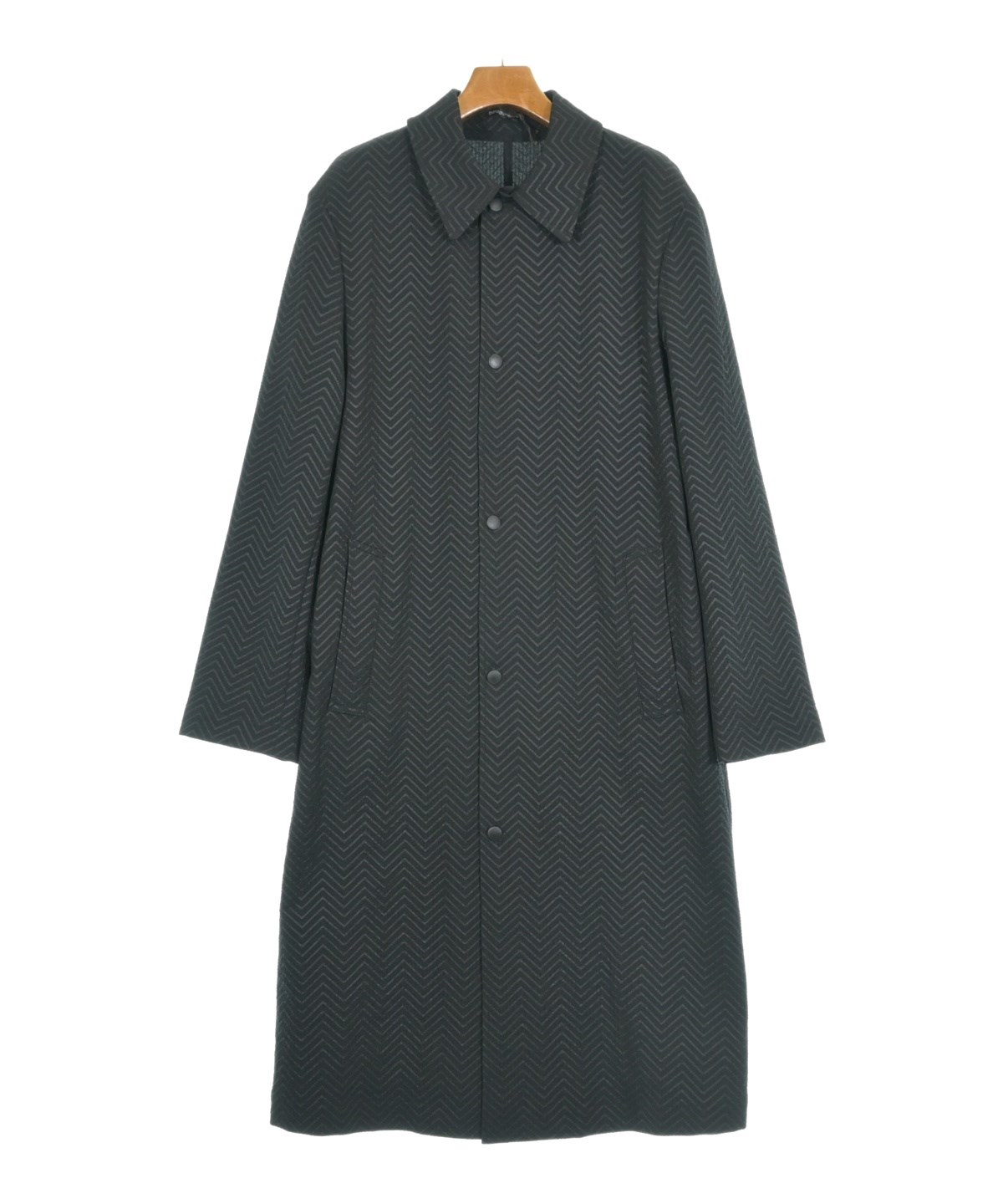 EMPORIO ARMANI（エンポリオアルマーニ）ステンカラーコート 黒 サイズ