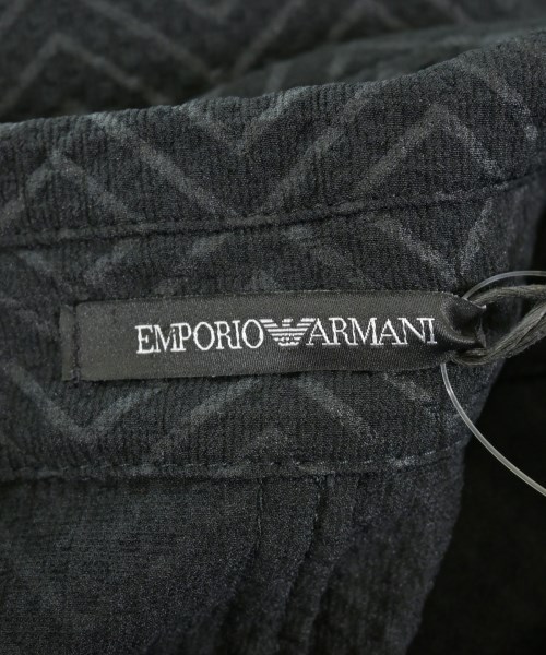 EMPORIO ARMANI（エンポリオアルマーニ）ステンカラーコート 黒 サイズ:52(XXL位) メンズ/2200637075114