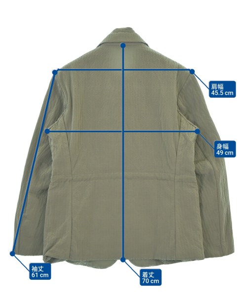 EMPORIO ARMANI（エンポリオアルマーニ）カジュアルジャケット グレー サイズ:48(L位) メンズ/2200637075299