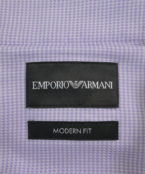 EMPORIO ARMANI（エンポリオアルマーニ）ドレスシャツ 紫 サイズ:42(XXL位) メンズ/2200640140014