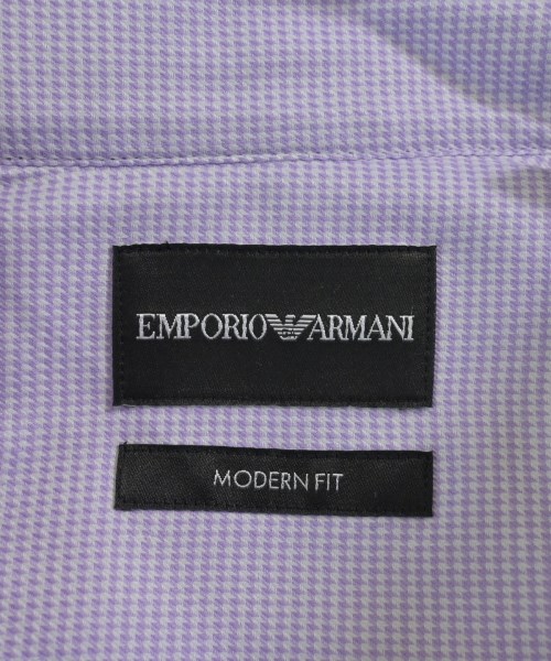 EMPORIO ARMANI（エンポリオアルマーニ）ドレスシャツ 紫 サイズ:39(M位) メンズ/2200640140021