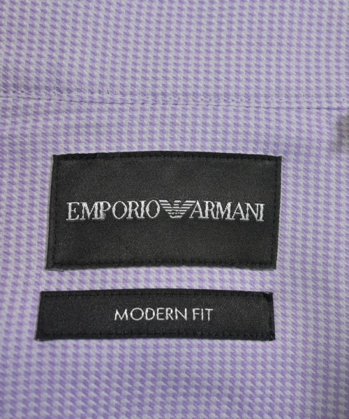 EMPORIO ARMANI（エンポリオアルマーニ）ドレスシャツ 紫 サイズ:38(S位) メンズ/2200640140038