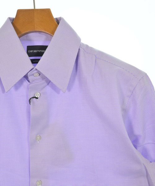 EMPORIO ARMANI（エンポリオアルマーニ）ドレスシャツ 紫 サイズ:38(S位) メンズ/2200640140038
