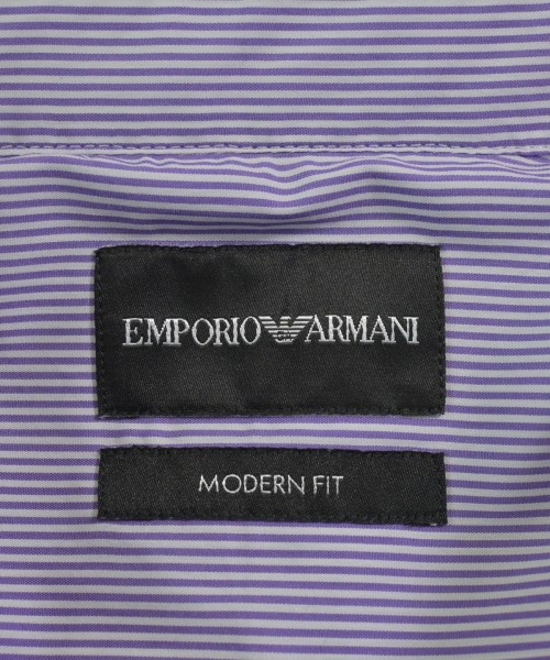 EMPORIO ARMANI（エンポリオアルマーニ）ドレスシャツ 紫 サイズ:40(L位) メンズ/2200640140045